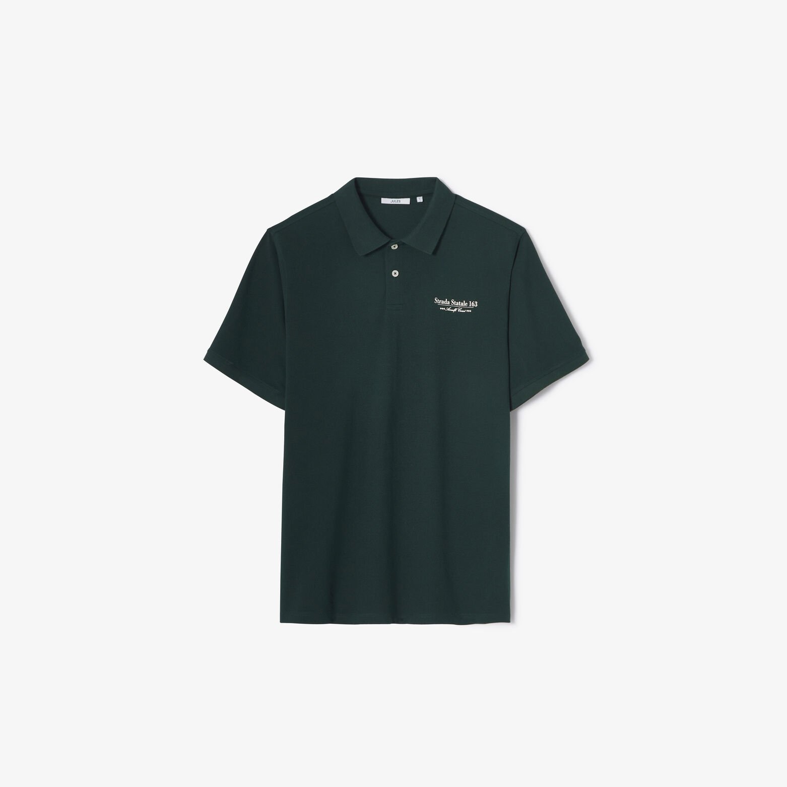 Polo korte mouwen met print voor- en achteraan