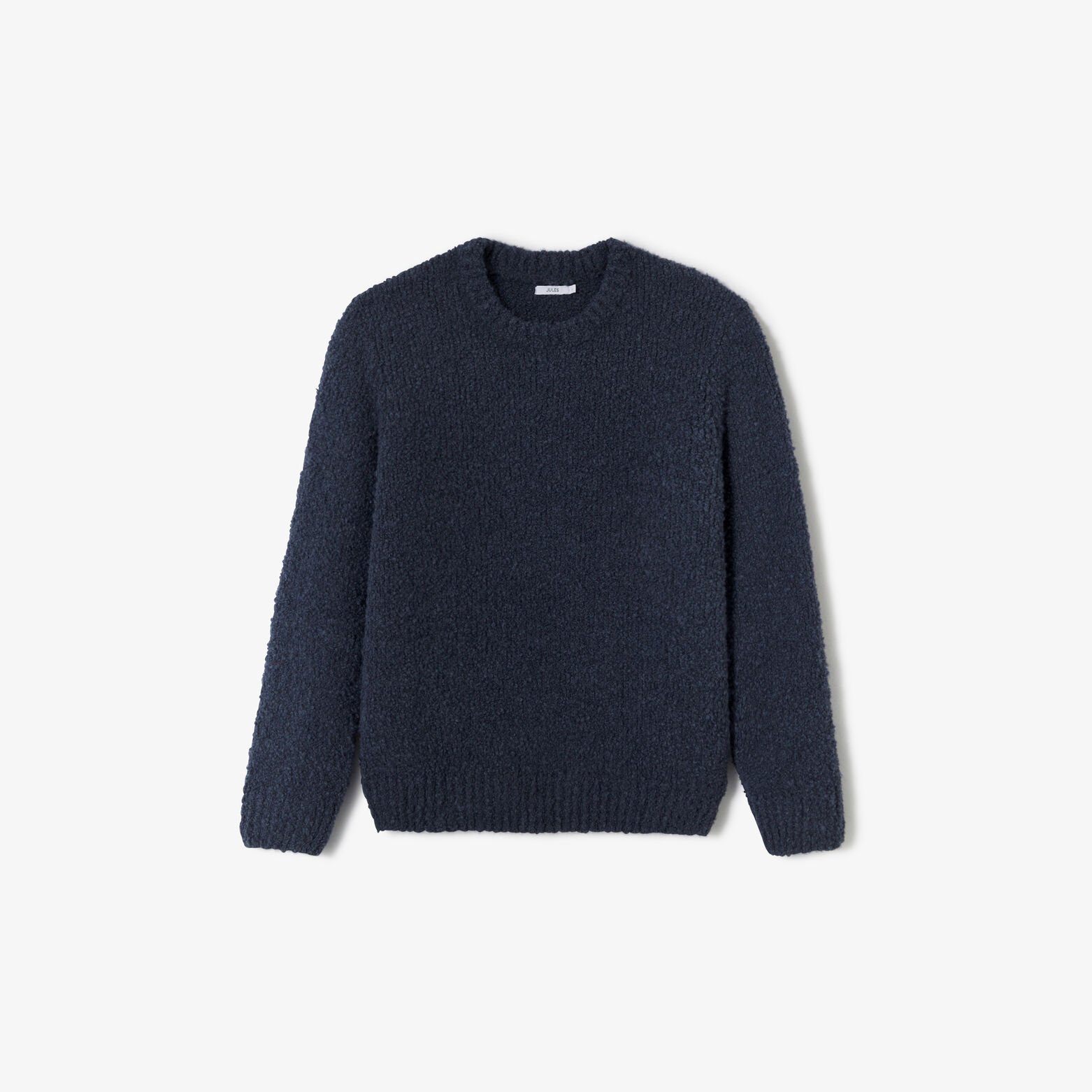 Pull col rond bouclette
