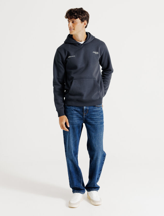 Sweat &agrave; capuche animation devant dos