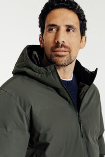 Doudoune zipp&eacute;e &agrave; capuche