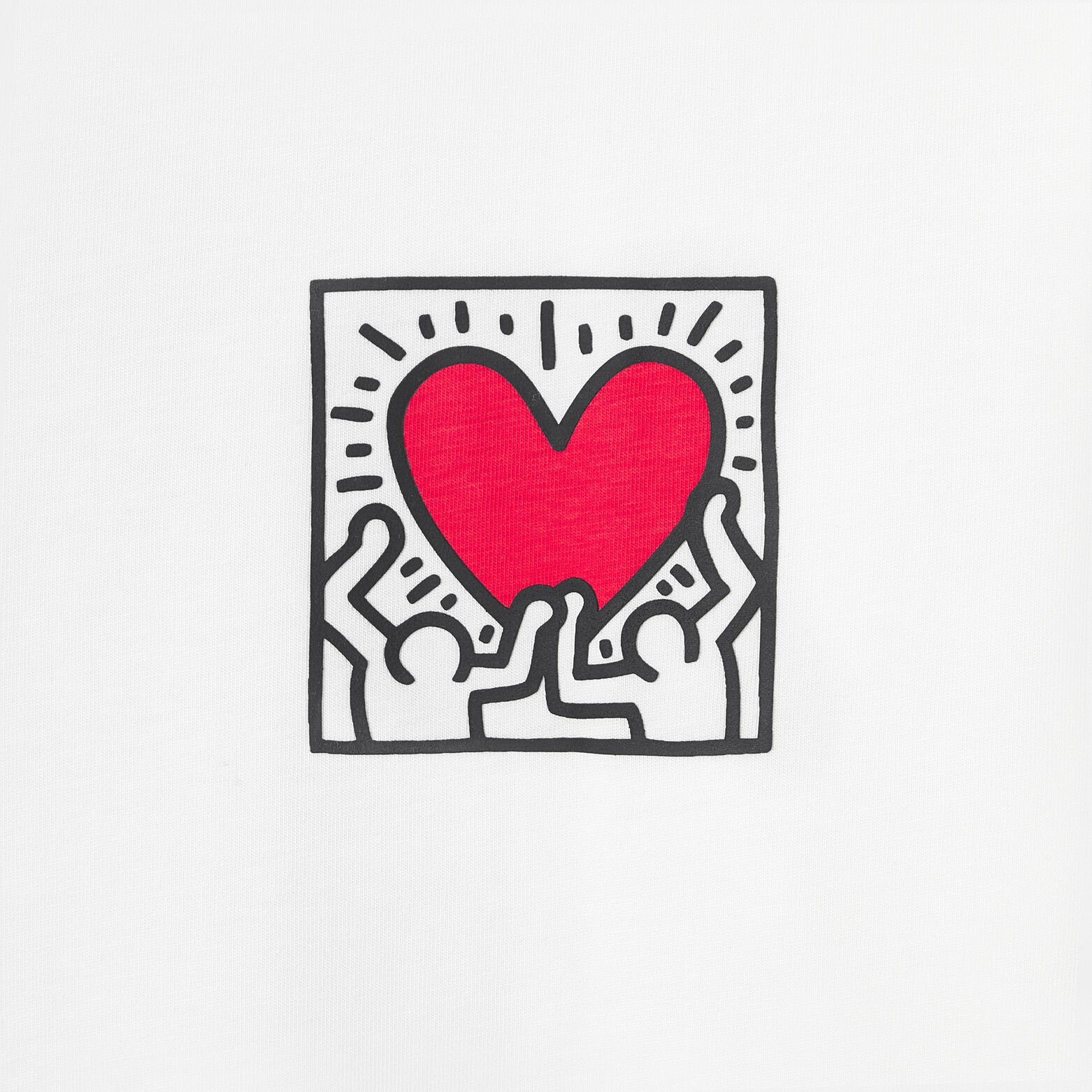 Tee shirt imprim&eacute; devant dos licence Keith Haring