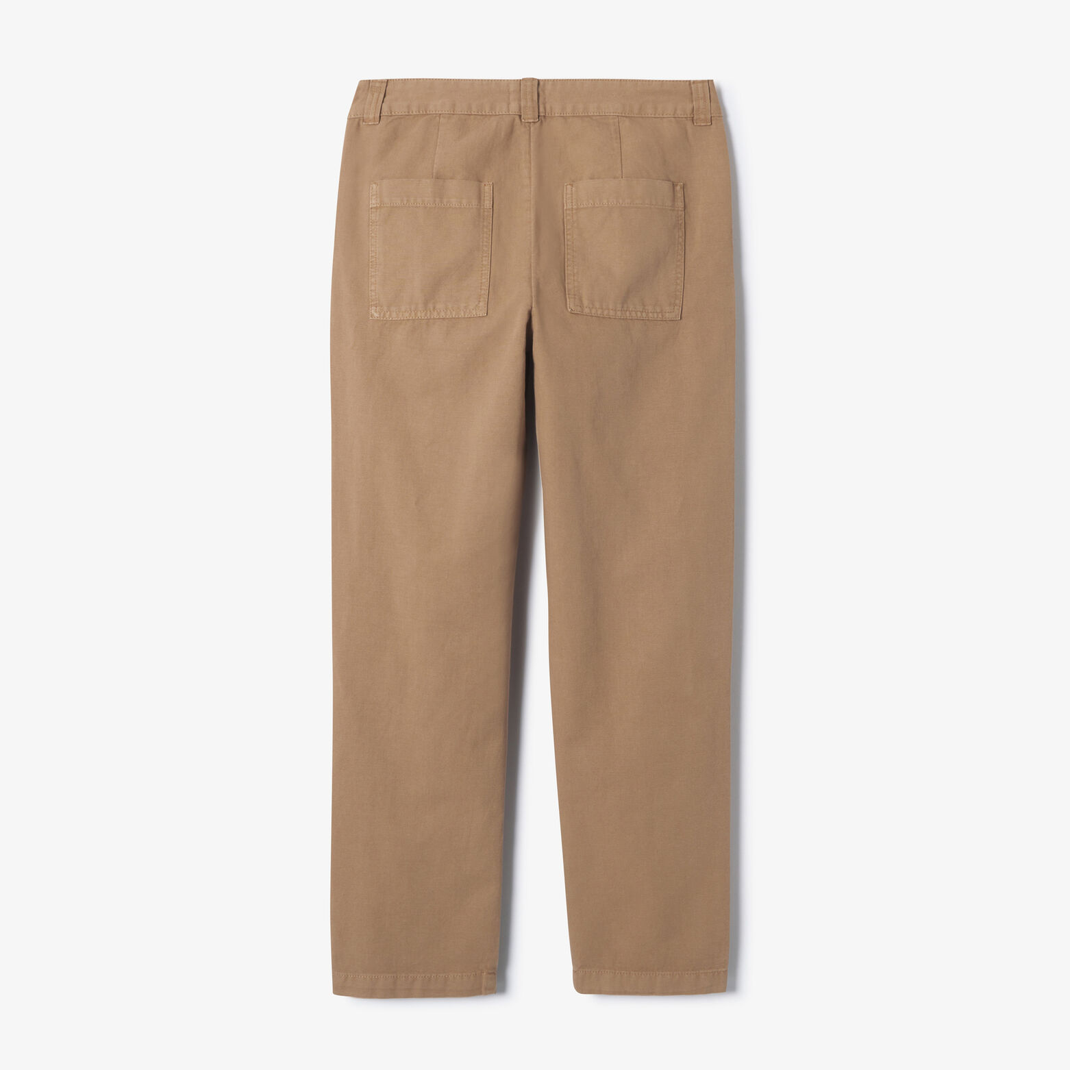 Loose fit broek in katoen en linnen