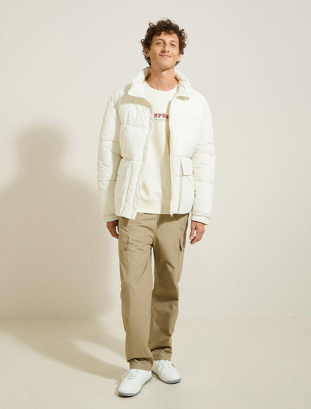 Sweat col rond imprim&eacute; devant dos