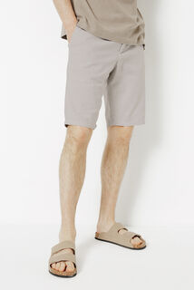 Bermuda uni en coton lin