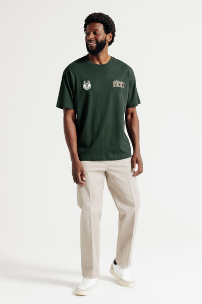 Tee shirt Milwaukee Bucks licence NBA