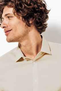 Chemise sans repassage en coton