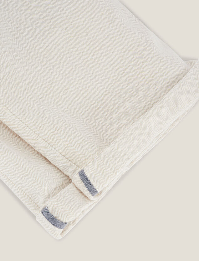 Bermuda à motif chevron