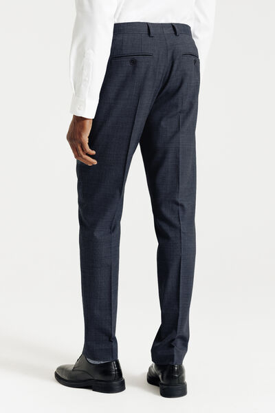 Pantalon de costume confort bi-ton