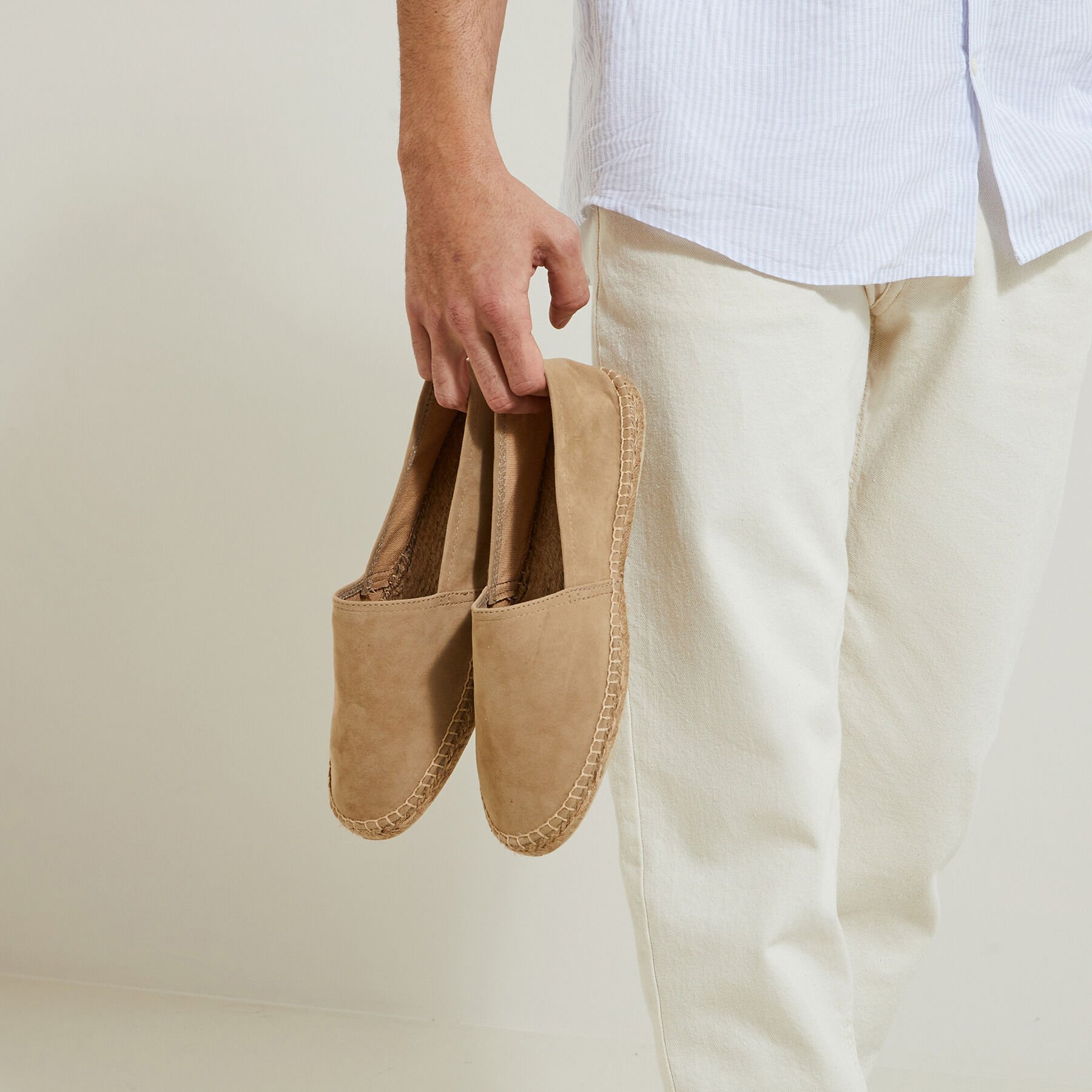 Espadrille suede Beige Jules