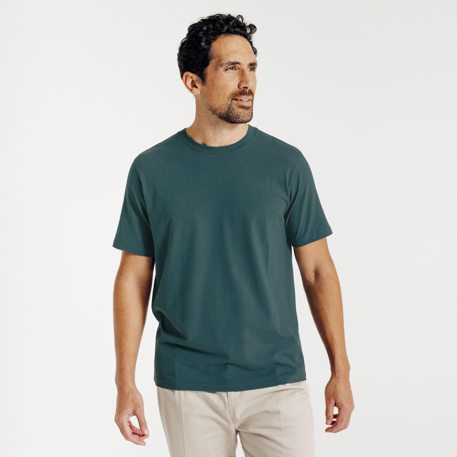 Tee shirt matière douce col rond