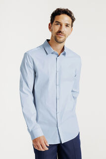 Chemise regular unie coton