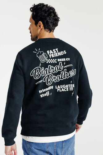 Sweat col rond imprimé