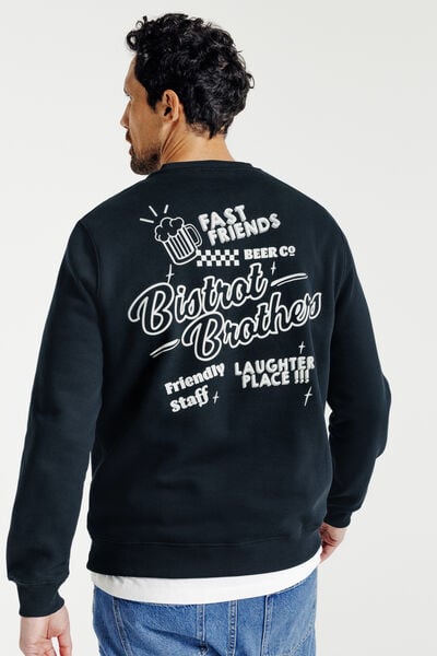 Sweat col rond imprimé