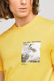 Tee-shirt print poitrine SURF coton iss de l'agri 