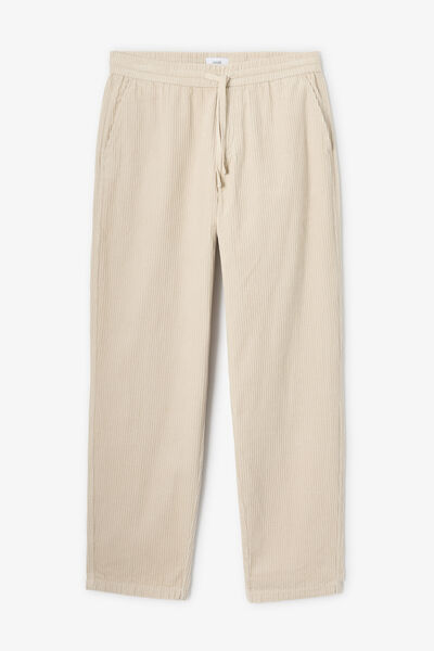 Pantalon en velours taille élastiquée