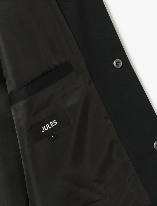 Veste pressionn&eacute;e col chemise