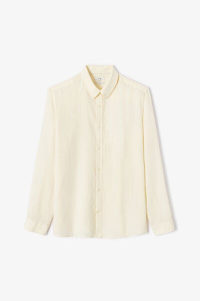 Chemise en lin unie