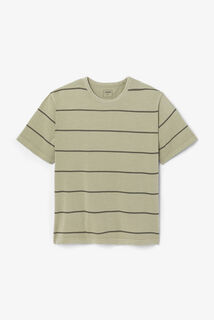 Tee shirt ray&eacute; col rond