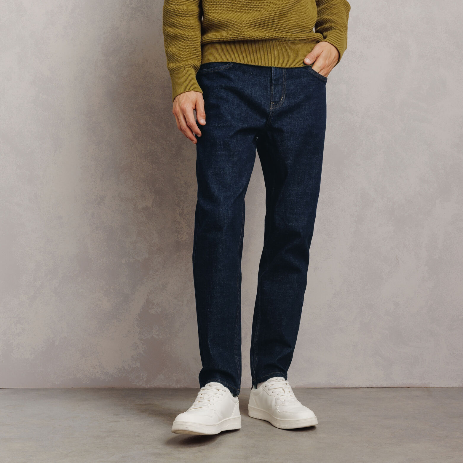 Jean tapered brut
