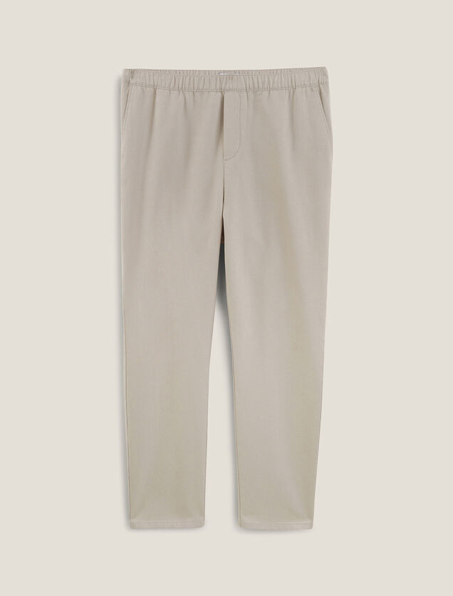 Pantalon jogger contenant du lin