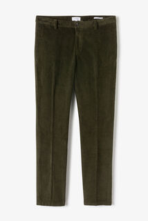 Pantalon chino straight velours