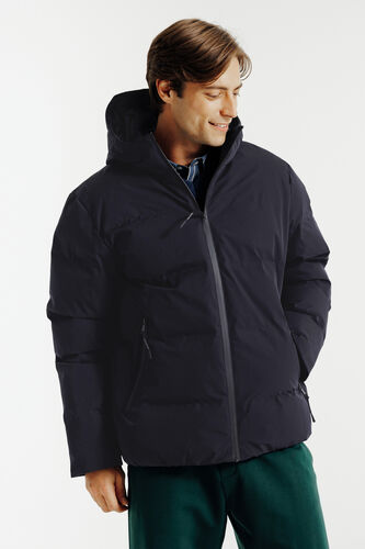 Doudoune zippée à capuche