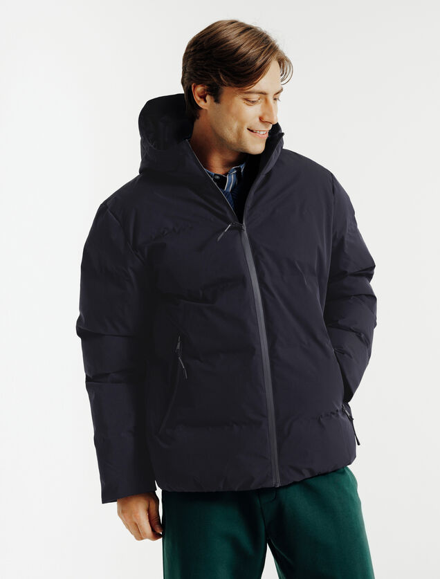 Doudoune zipp&eacute;e &agrave; capuche