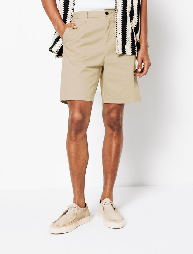 Bermuda en coton lin