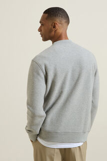 Sweat col rond en maille uni