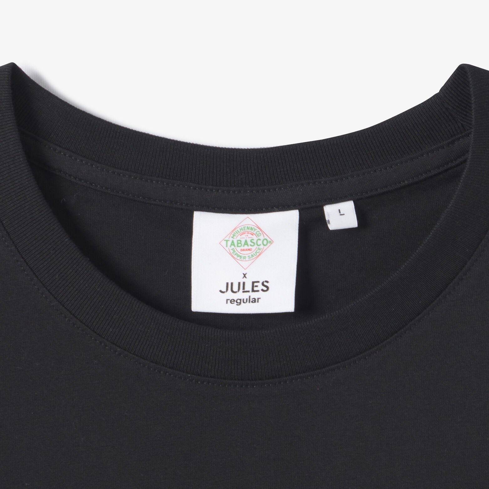 T-shirt met borstprint Tabasco-licentie