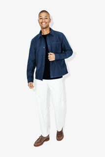 Overhemd in katoen met print