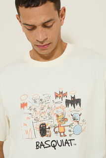 Tee shirt licence Basquiat