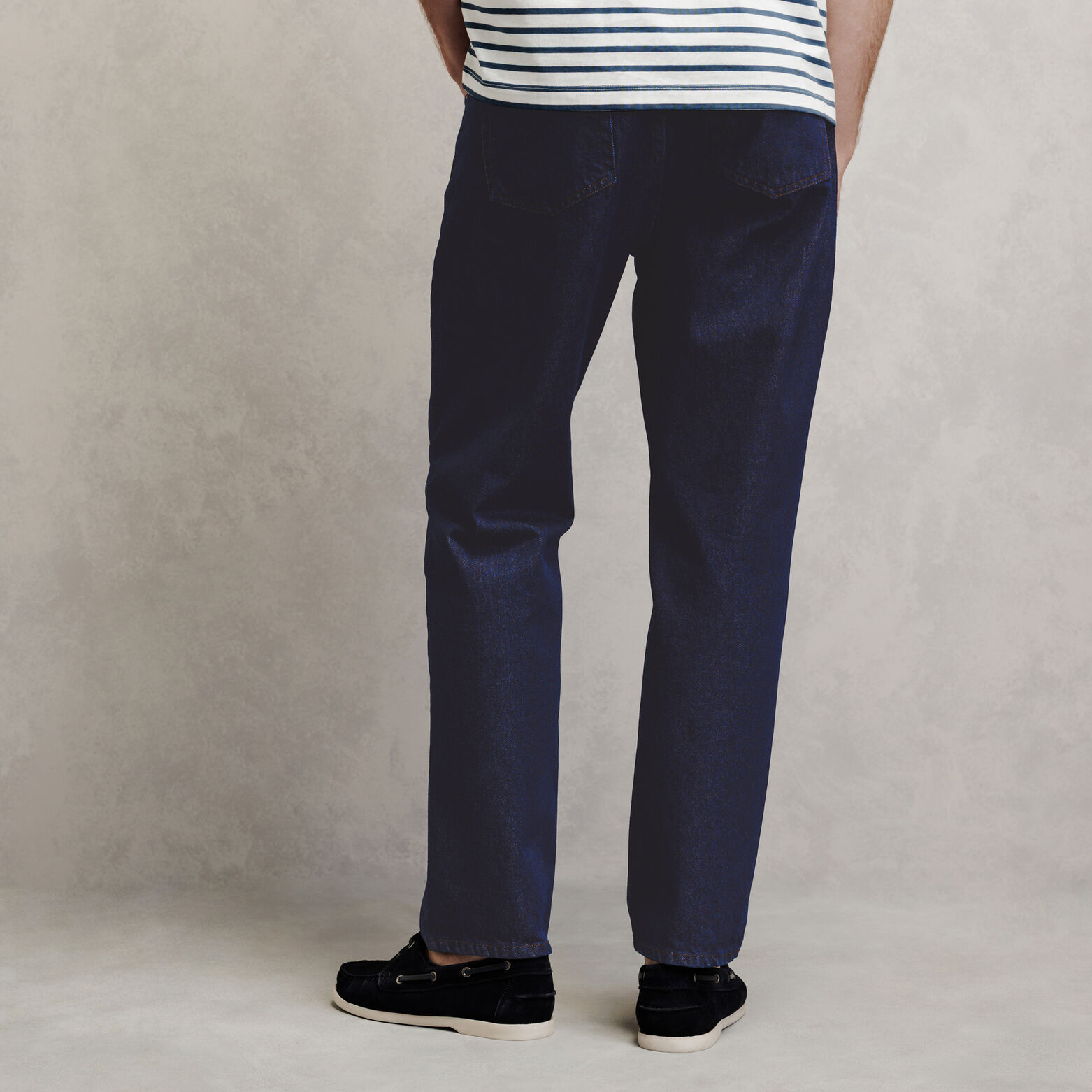 Jean tapered rigide brut Made In France