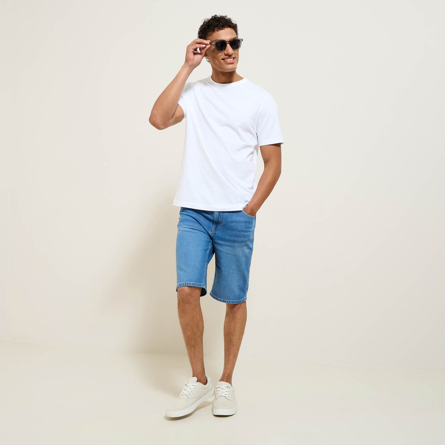 Bermuda en jean Homme Jules