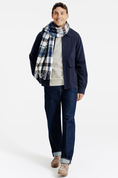 Sweat col rond gaufr&eacute;