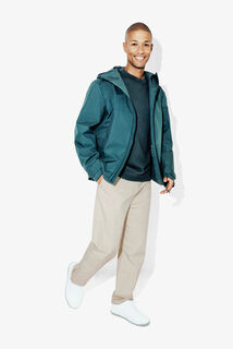 Pantalon chino large avec découpes