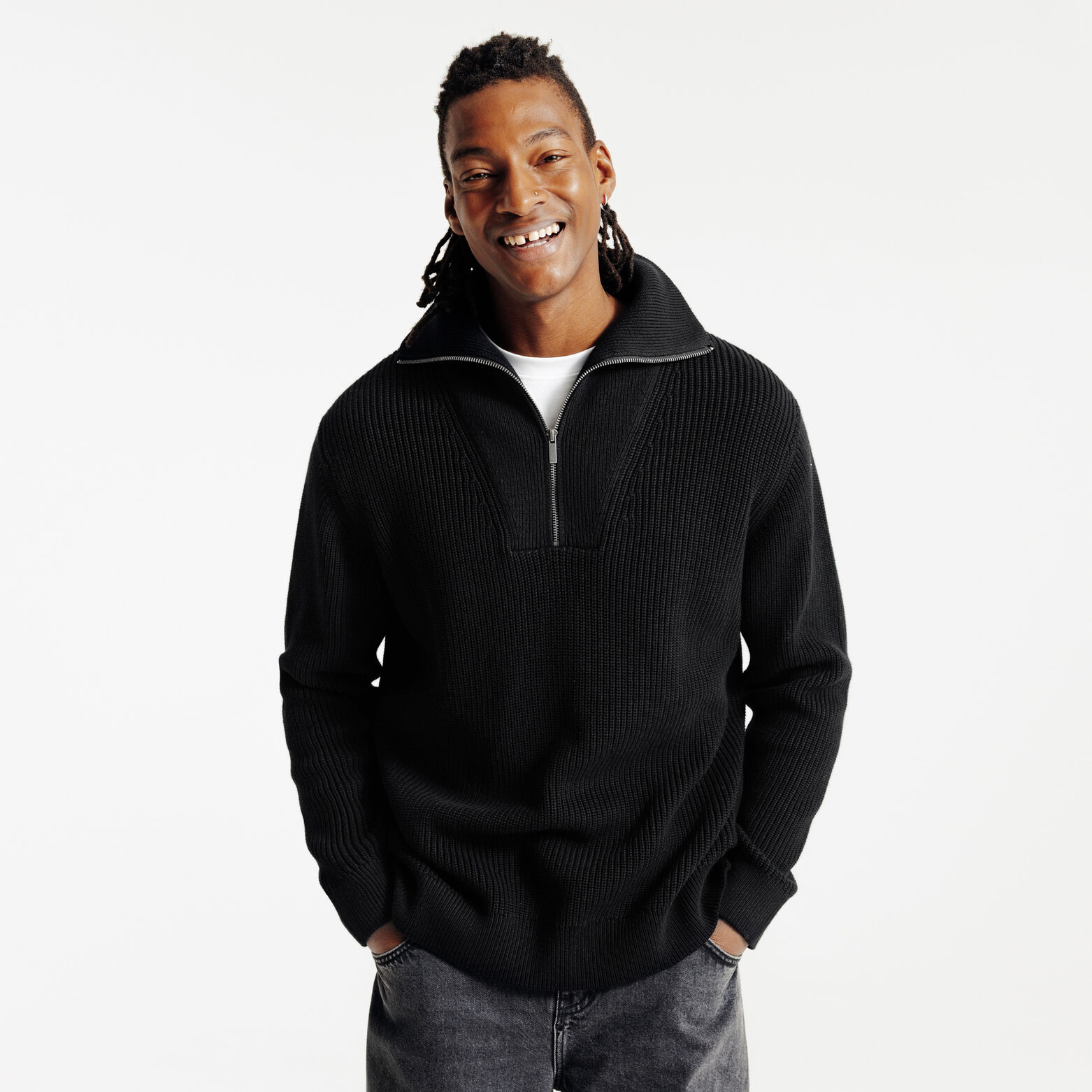 Pull col camionneur en c&ocirc;te