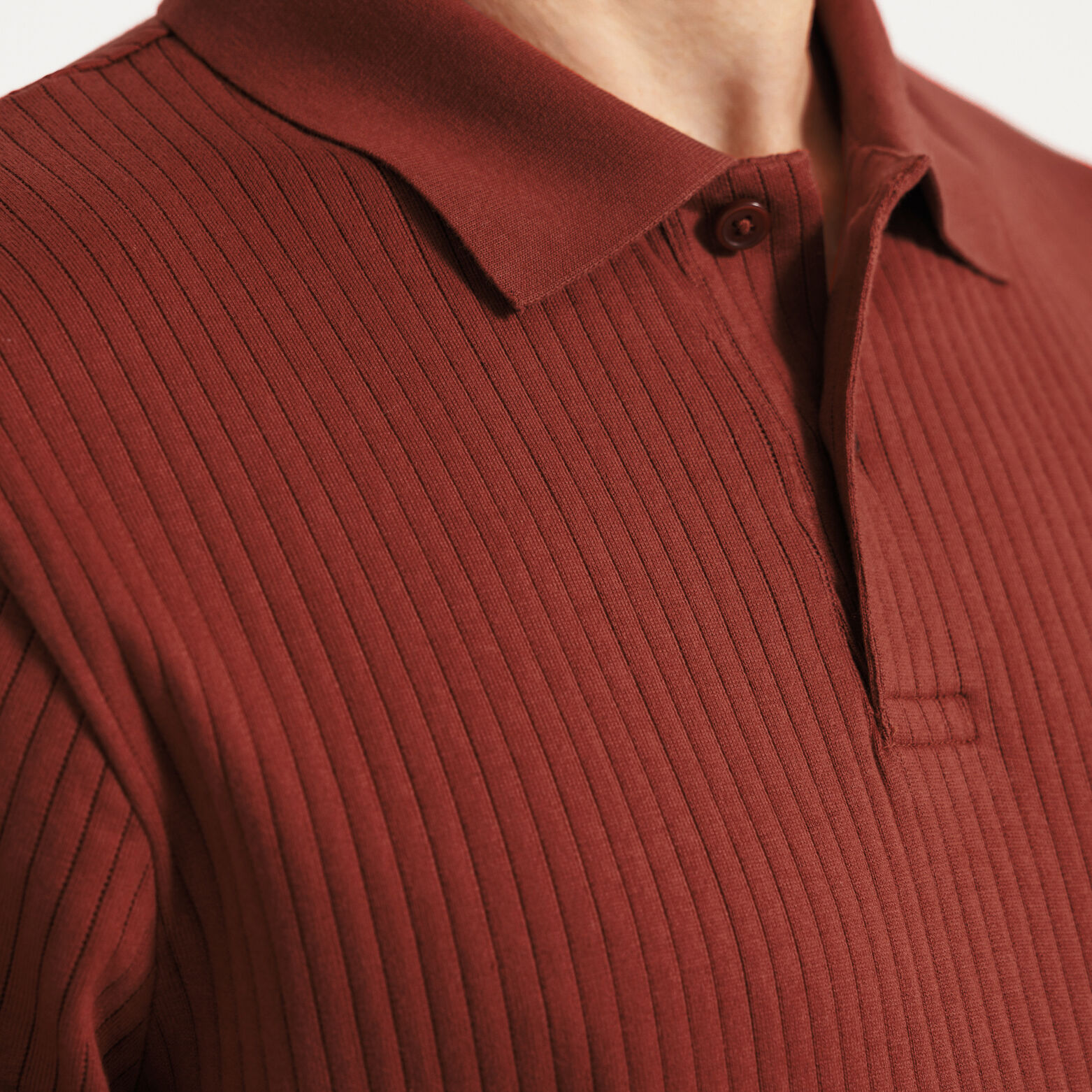 Polo manches courtes textur&eacute;