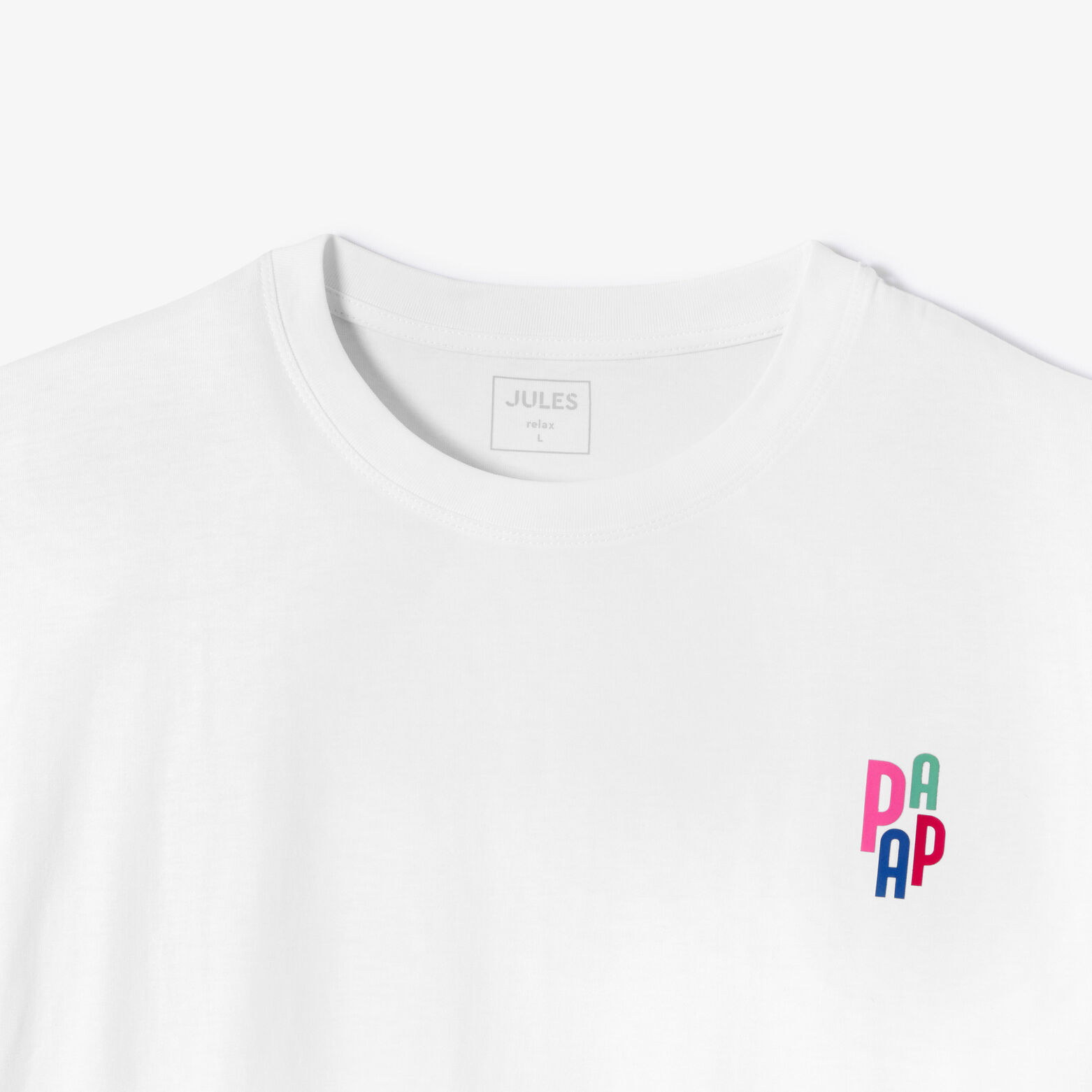 Tee shirt f&ecirc;te des p&egrave;res imprim&eacute; devant et dos