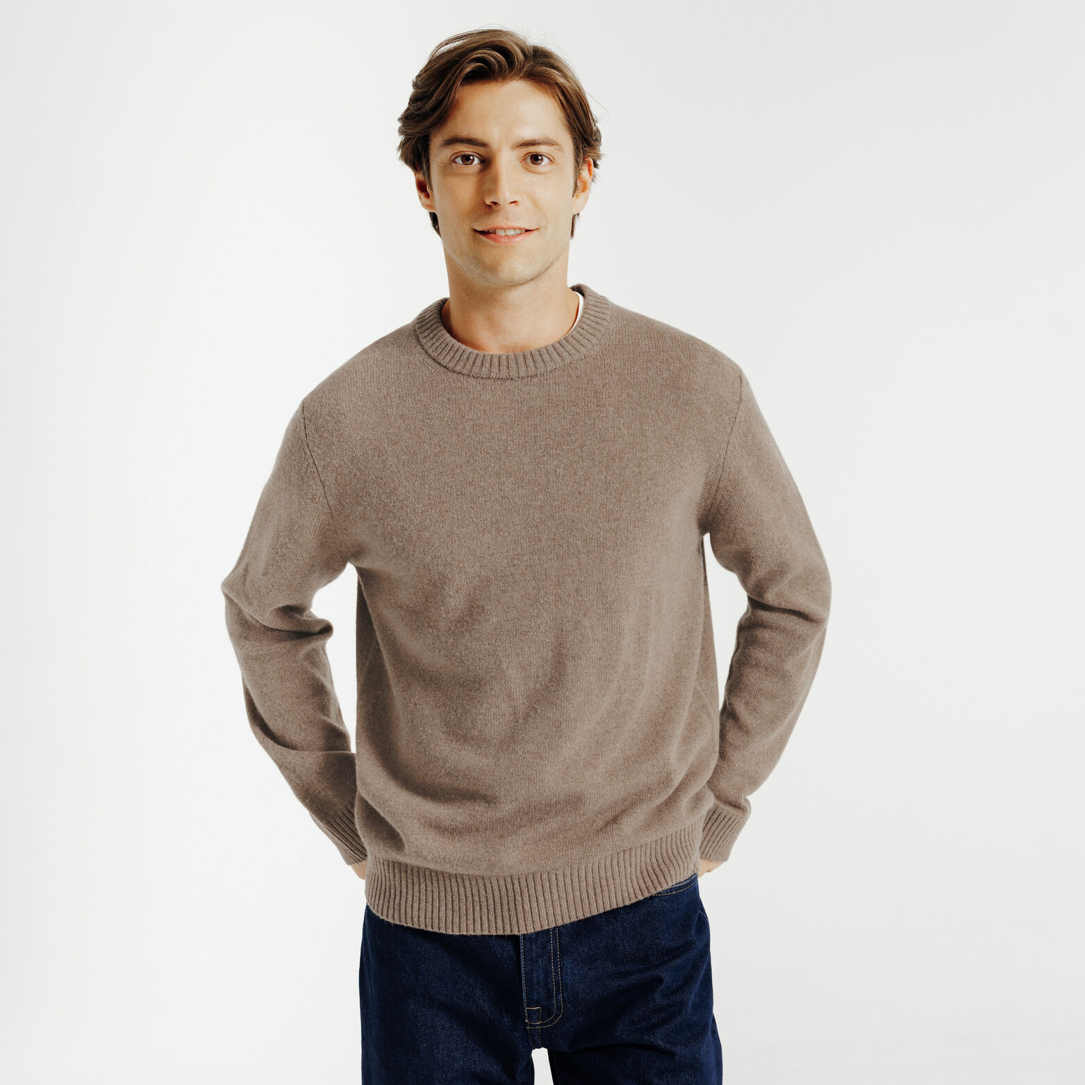 Pull col rond lambswool