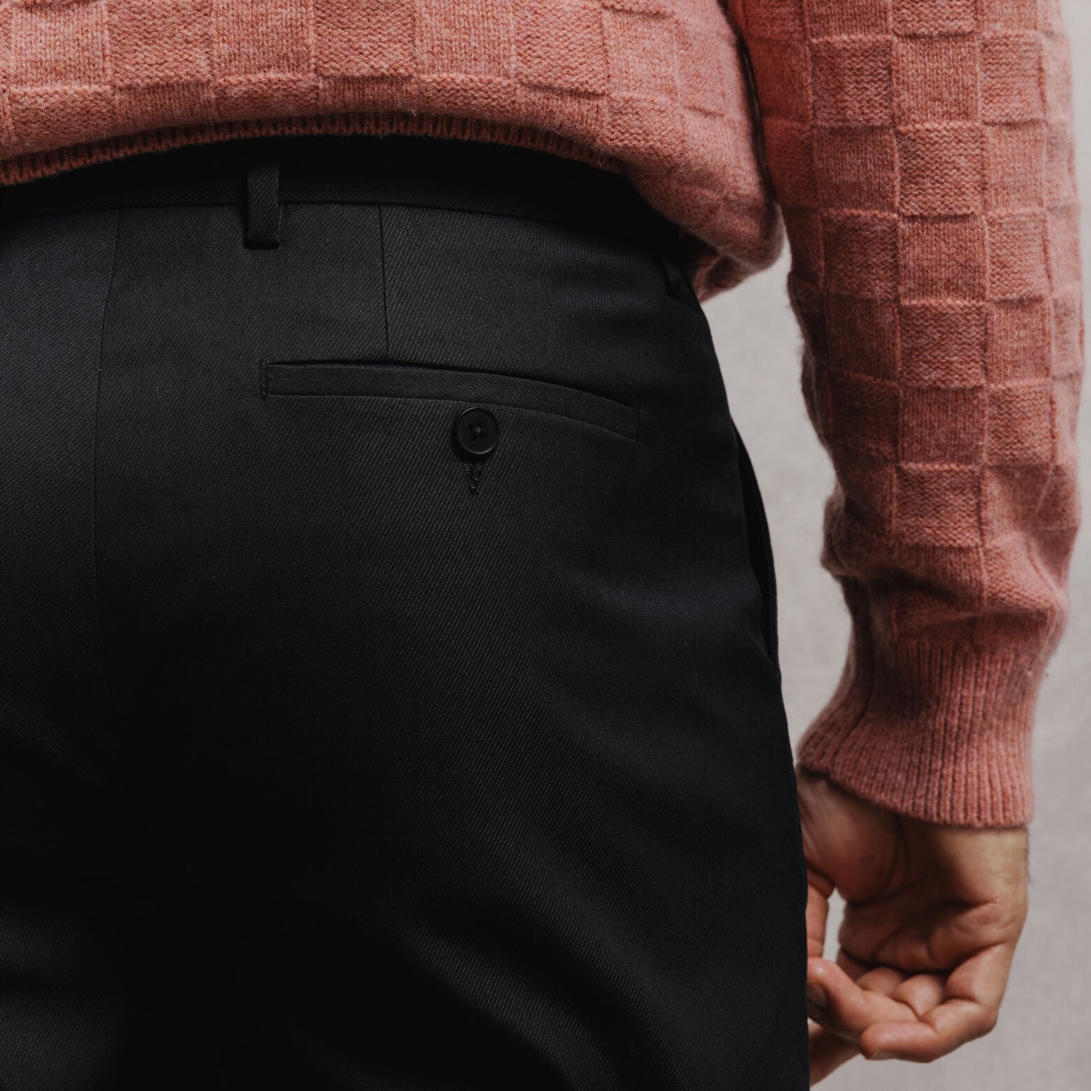 Pantalon confort tissage twill