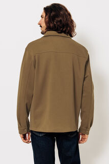 Surchemise en maille col chemise