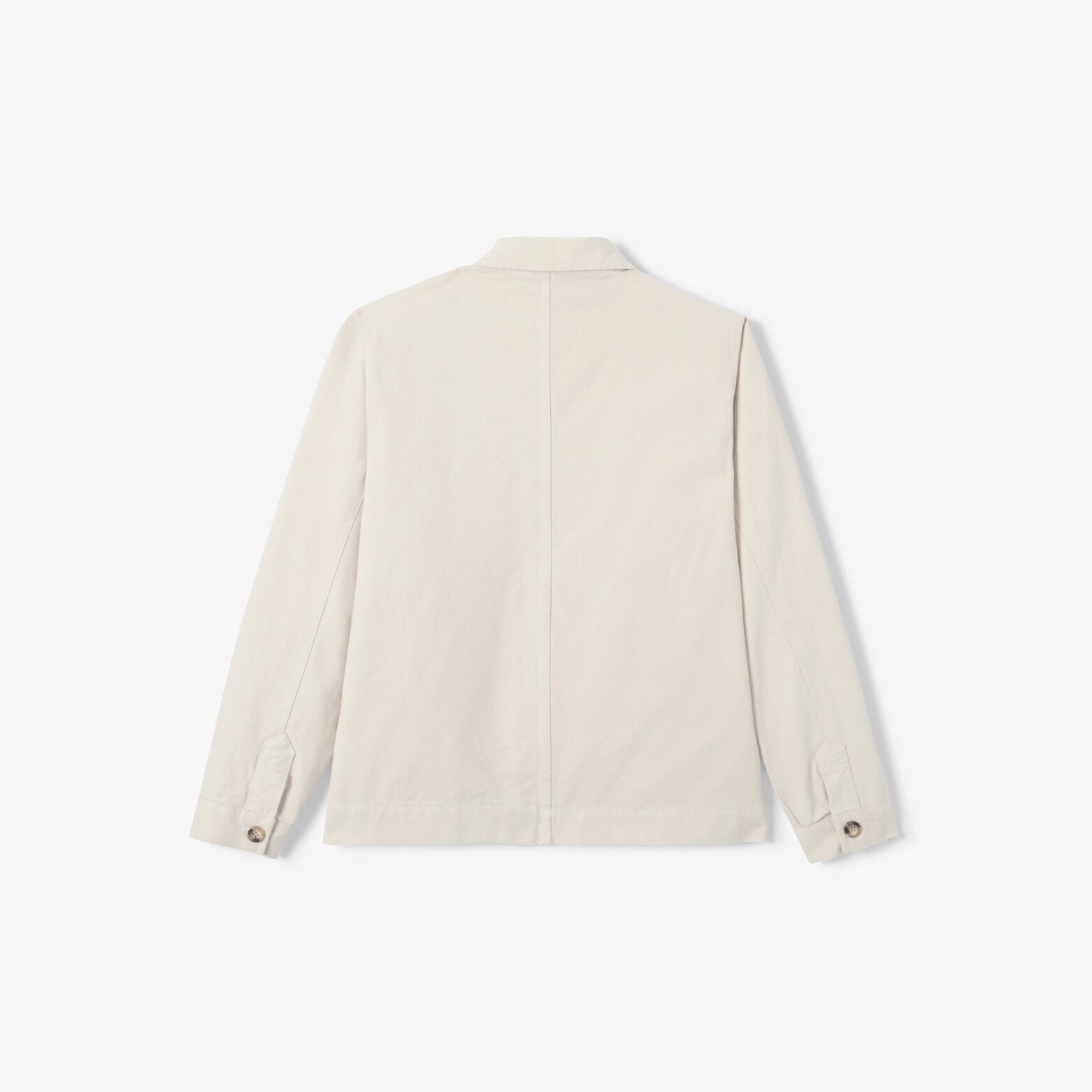 Veste boutonn&eacute;e col chemise 100% coton