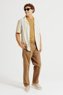 Tee shirt en coton col rond basique