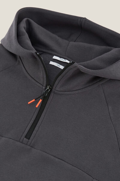 Sweat &agrave; capuche mati&egrave;re technique