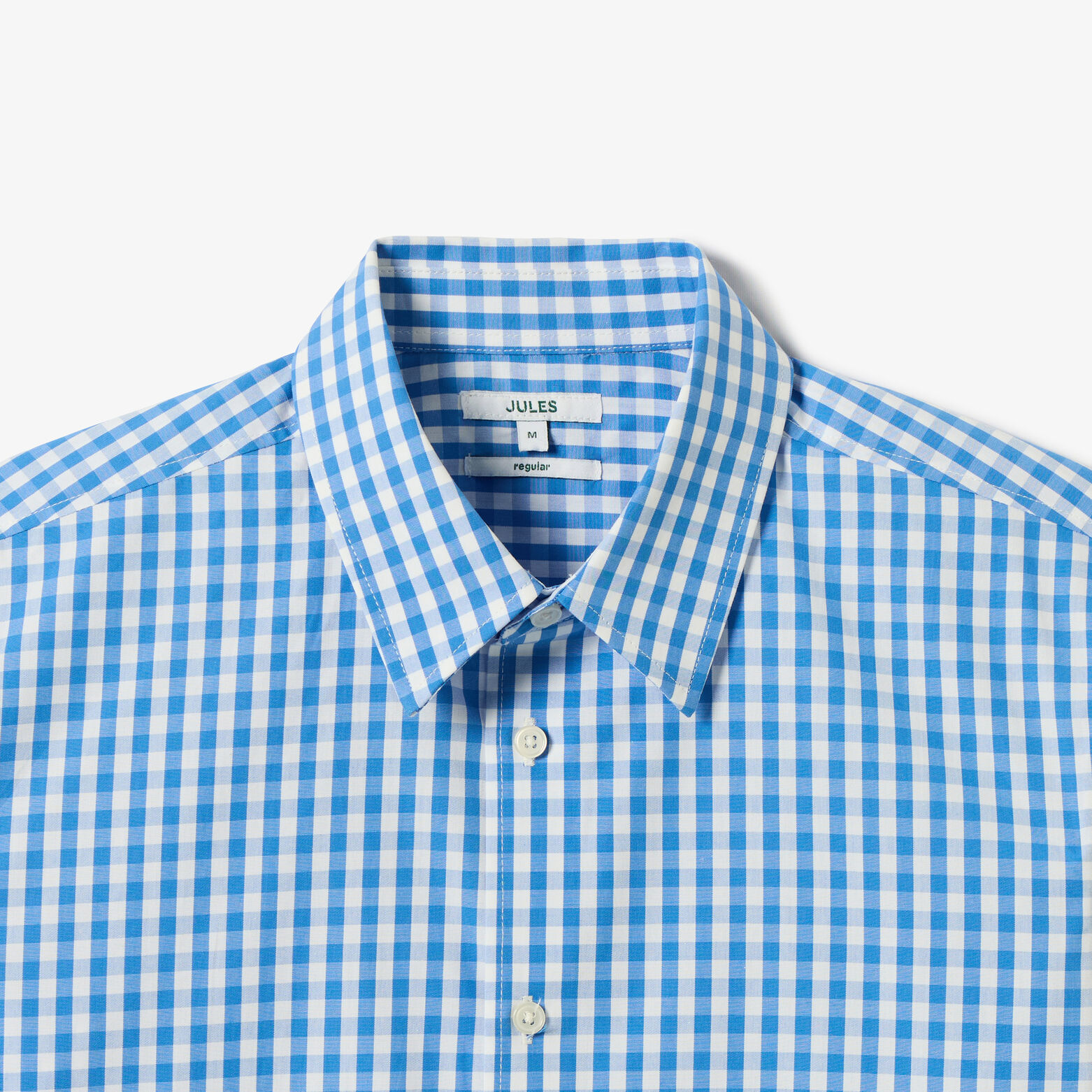 Chemise 100% coton regular &agrave; carreaux