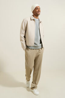 Sweat col rond en maille uni