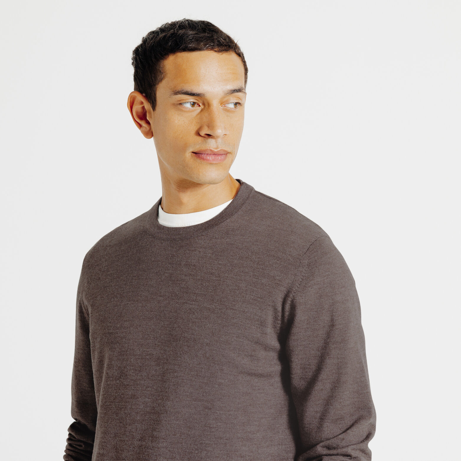 Pull col rond mérinos