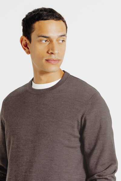 Pull col rond mérinos