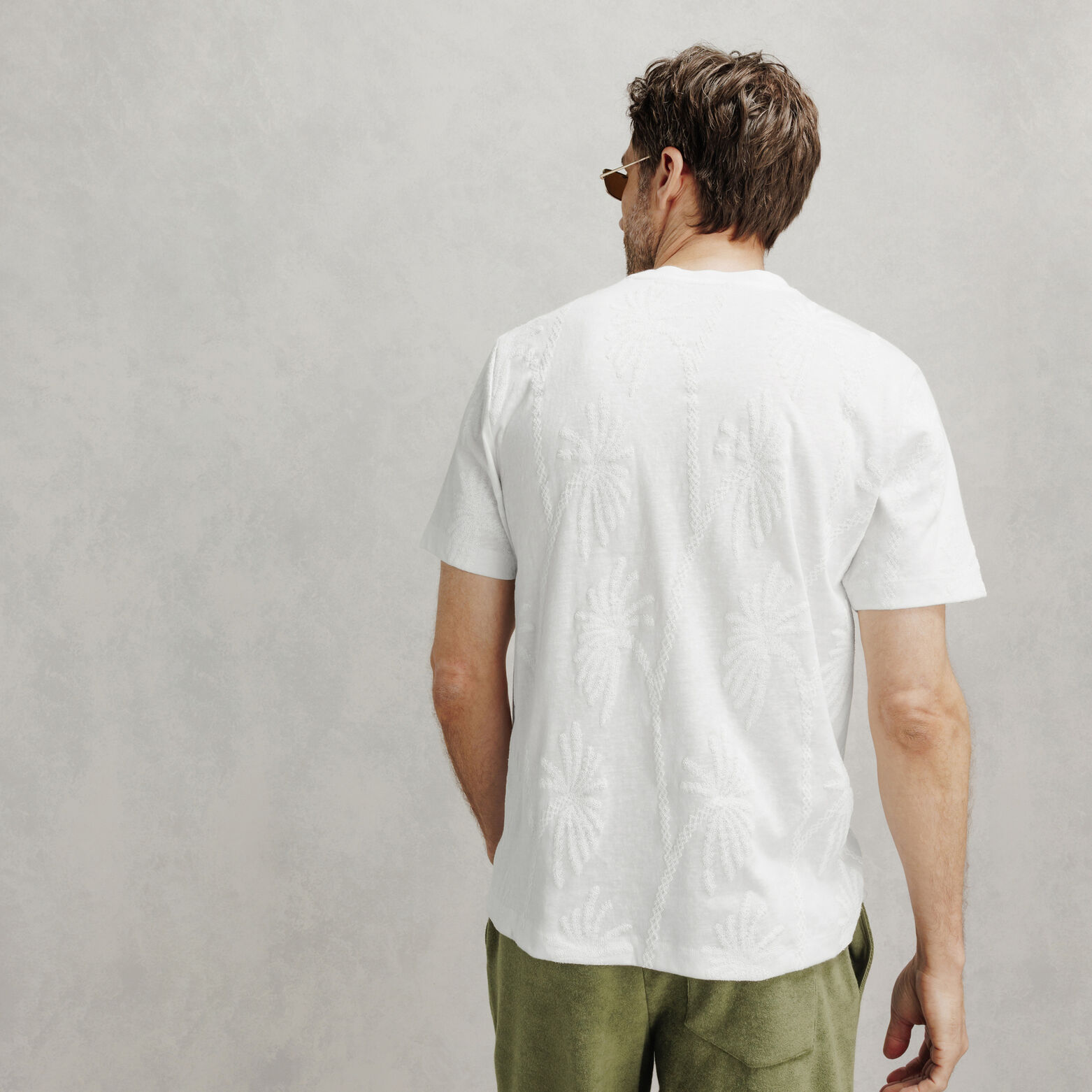 Tee shirt imprim&eacute; palmier
